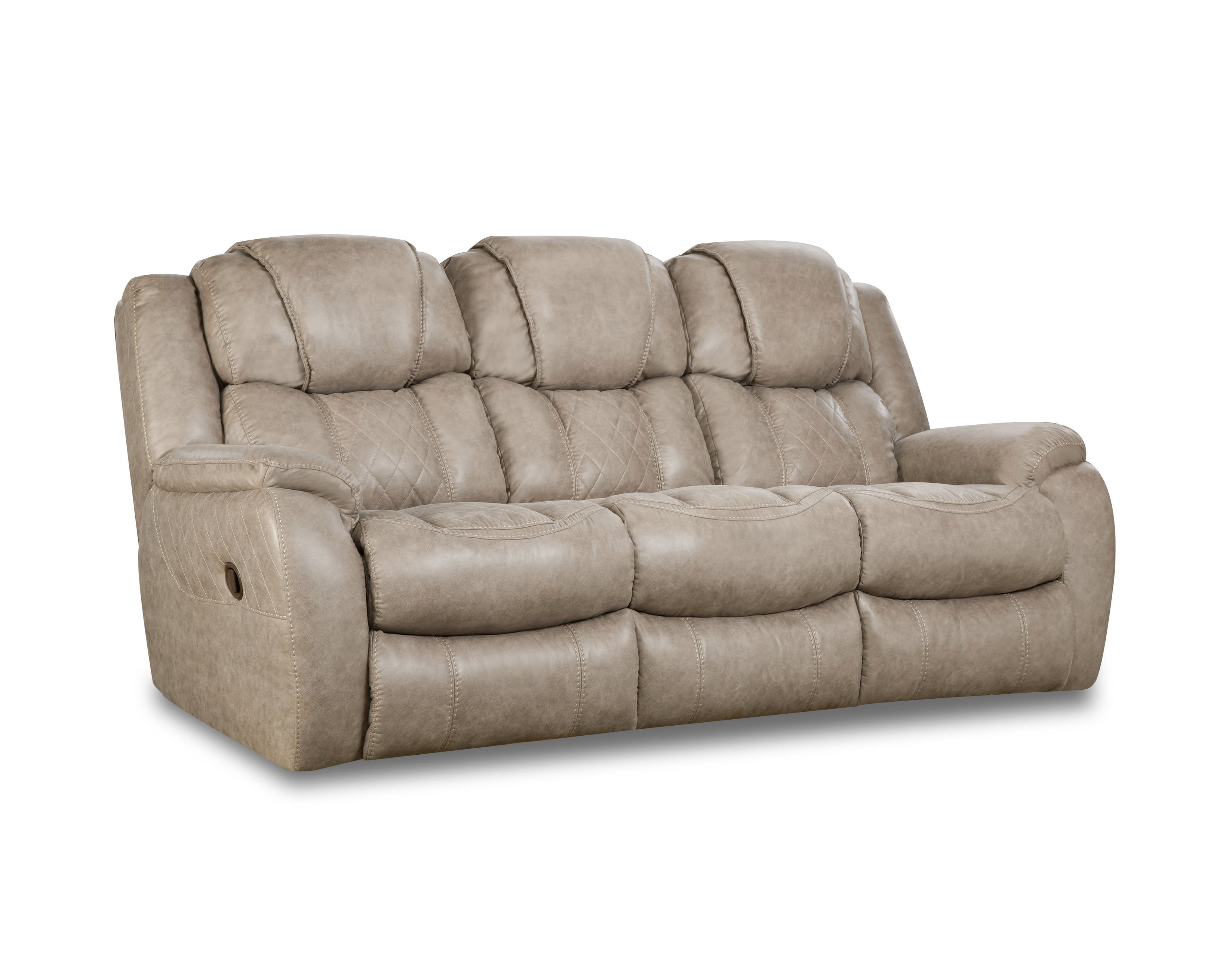 Motion Ease - Rayna Double Reclining Sofa In Mushroom - 182-30-17 