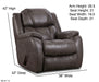 Motion Ease - Rayna Rocker Recliner in Steel - 182-91-14 - GreatFurnitureDeal