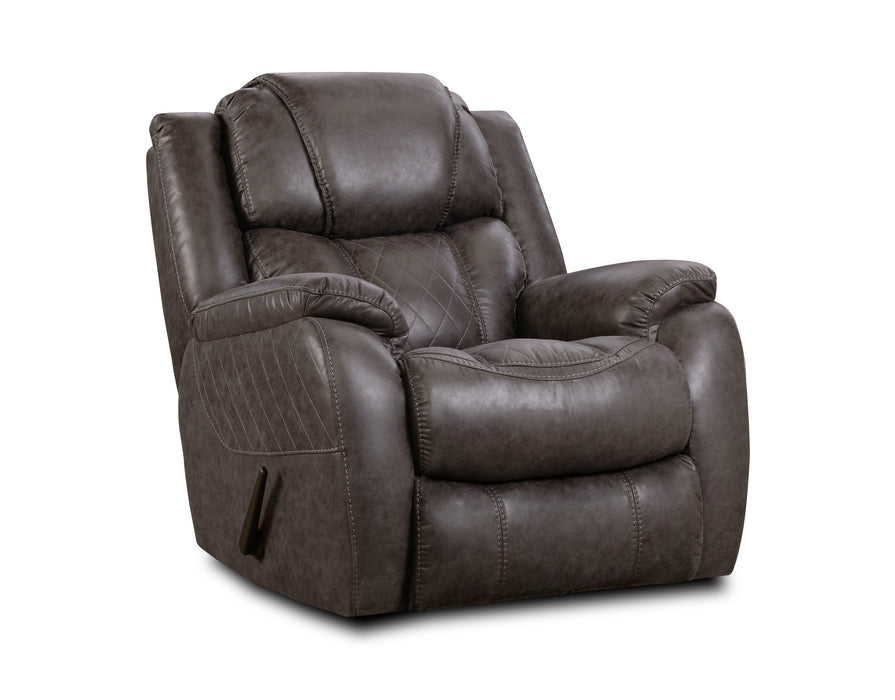 Motion Ease - Rayna Rocker Recliner in Steel - 182-91-14 - GreatFurnitureDeal