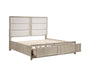 Homelegance - McKewen 3 Piece California King Platform Bedroom Set in Light Gray - 1820NK-1CK-3SET - GreatFurnitureDeal