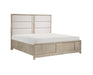 Homelegance - Marceline King Platform Bed with Footboard Storage in Light Gray - 1820NK-1EK - GreatFurnitureDeal