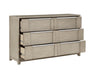 Homelegance - McKewen 6 Drawer Dresser in Light Gray - 1820N-5 - GreatFurnitureDeal