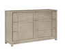 Homelegance - McKewen 6 Drawer Dresser in Light Gray - 1820N-5 - GreatFurnitureDeal