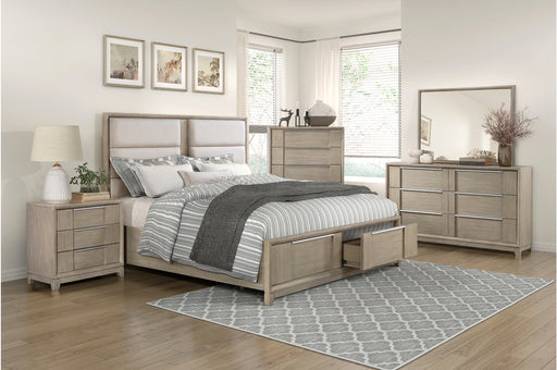 Homelegance - McKewen 8 Drawer Dresser and Mirror Set in Light Gray - 1820N-5-6 - GreatFurnitureDeal