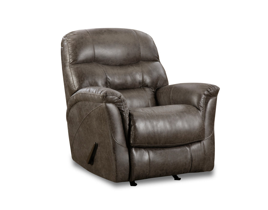 Motion Ease - Noel Rocker Recliner in Charcoal - 186-91-14 - GreatFurnitureDeal