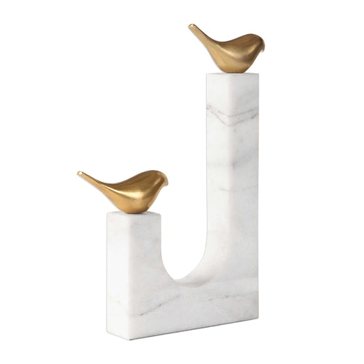 Uttermost - Songbirds Brass Sculpture - 18603 - GreatFurnitureDeal