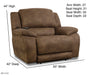 Motion Ease - Harley Power Reclining Chair 1/2 in Brown - 187-17-21 - GreatFurnitureDeal