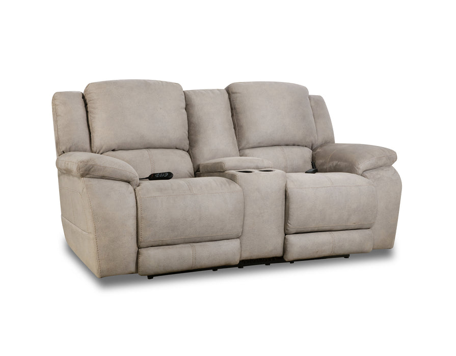 Motion Ease - Harley Power Console Loveseat in Tan - 187-57-17 - GreatFurnitureDeal