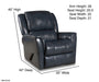 Motion Ease - London Swivel Glider Recliner in Ocean - 188-93-62 - GreatFurnitureDeal