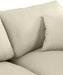 Meridian Furniture - Comfy 118" Cream Vegan Leather Upholstered 5pc. Sectional - 188Cream-Sec5B - GreatFurnitureDeal