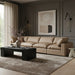 Meridian Furniture - Comfy 158" Tan Vegan Leather Upholstered 4pc. Sofa - 188Tan-S158 - GreatFurnitureDeal