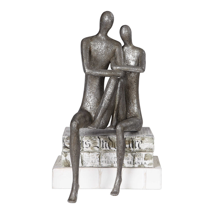 Uttermost - Courtship Antique Nickel Figurine - 18992 - GreatFurnitureDeal