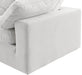 Meridian Furniture - Comfy 119" Cream Velvet Upholstered 4pc. Sectional - 189Cream-Sec4A - GreatFurnitureDeal