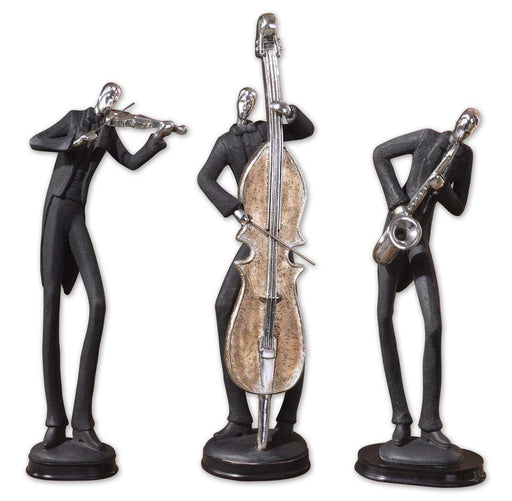 Uttermost - Musicians Decorative Figurines, Set/3 - 19061 - GreatFurnitureDeal