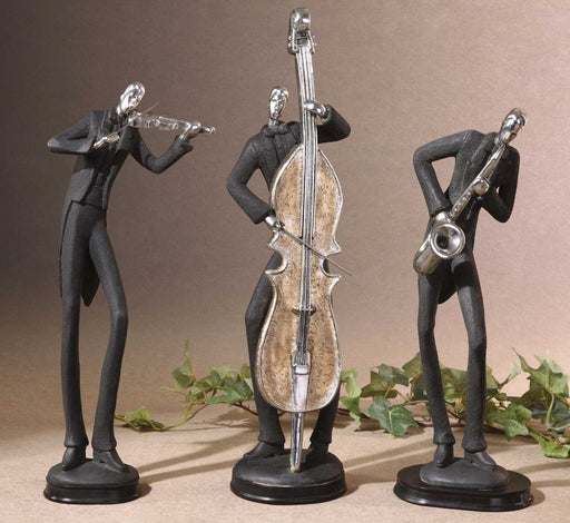 Uttermost - Musicians Decorative Figurines, Set/3 - 19061 - GreatFurnitureDeal
