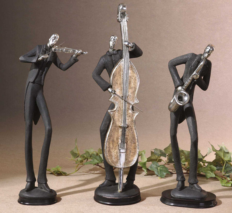 Uttermost - Musicians Decorative Figurines, Set/3 - 19061
