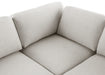 Meridian Furniture - Beckham 190" Linen Textured Fabric Upholstered 7 Piece Modular Sectional - 681Beige-Sec7B - GreatFurnitureDeal