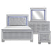 Homelegance - Allura 3 Piece Queen Bedroom Set with LED Lighting in Silver - 1916-1-3SET - GreatFurnitureDeal