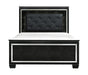 Homelegance - Allura 6 Piece King Bedroom Set with LED Lighting in Black - 1916KBK-1EK-6SET - GreatFurnitureDeal