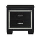 Homelegance - Allura 9 Piece King Bedroom Set with LED Lighting in Black - 1916KBK-1EK-9SET - GreatFurnitureDeal