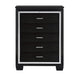 Homelegance - Allura 9 Piece Queen Bedroom Set with LED Lighting in Black - 1916BK-1-9SET - GreatFurnitureDeal