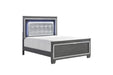 Homelegance - Allura 9 Piece Queen Bedroom Set with LED Lighting in Gray - 1916GY-1-9SET - GreatFurnitureDeal