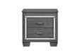 Homelegance - Allura 4 Piece Queen Bedroom Set with LED Lighting in Gray - 1916GY-1-4SET - GreatFurnitureDeal