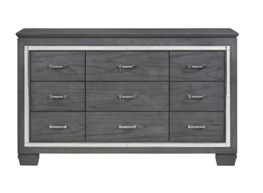 Homelegance - Allura 9 Drawer Dresser in Gray - 1916GY-5 - GreatFurnitureDeal