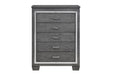 Homelegance - Allura 9 Piece Queen Bedroom Set with LED Lighting in Gray - 1916GY-1-9SET - GreatFurnitureDeal