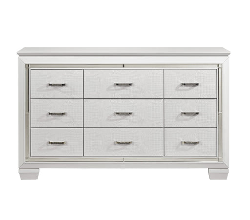 Homelegance - Allura 9 Drawer Dresser in White - 1916W-5 - GreatFurnitureDeal
