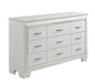 Homelegance - Allura 9 Drawer Dresser in White - 1916W-5 - GreatFurnitureDeal