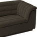 Meridian Furniture - Cascade 94" Brown Boucle Fabric Upholstered Sofa - 191Brown-S - GreatFurnitureDeal