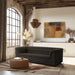 Meridian Furniture - Cascade 94" Brown Boucle Fabric Upholstered Sofa - 191Brown-S - GreatFurnitureDeal