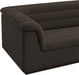 Meridian Furniture - Cascade 94" Brown Boucle Fabric Upholstered Sofa - 191Brown-S - GreatFurnitureDeal