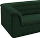 Meridian Furniture - Cascade 72" Green Boucle Fabric Upholstered Loveseat - 191Green-L - GreatFurnitureDeal