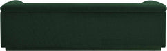 Meridian Furniture - Cascade 94" Green Boucle Fabric Upholstered Sofa - 191Green-S - GreatFurnitureDeal