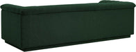 Meridian Furniture - Cascade 94" Green Boucle Fabric Upholstered Sofa - 191Green-S - GreatFurnitureDeal