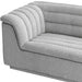 Meridian Furniture - Cascade 94" Grey Boucle Fabric Upholstered Sofa - 191Grey-S - GreatFurnitureDeal