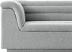 Meridian Furniture - Cascade 94" Grey Boucle Fabric Upholstered Sofa - 191Grey-S - GreatFurnitureDeal