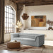 Meridian Furniture - Cascade 94" Grey Boucle Fabric Upholstered Sofa - 191Grey-S - GreatFurnitureDeal