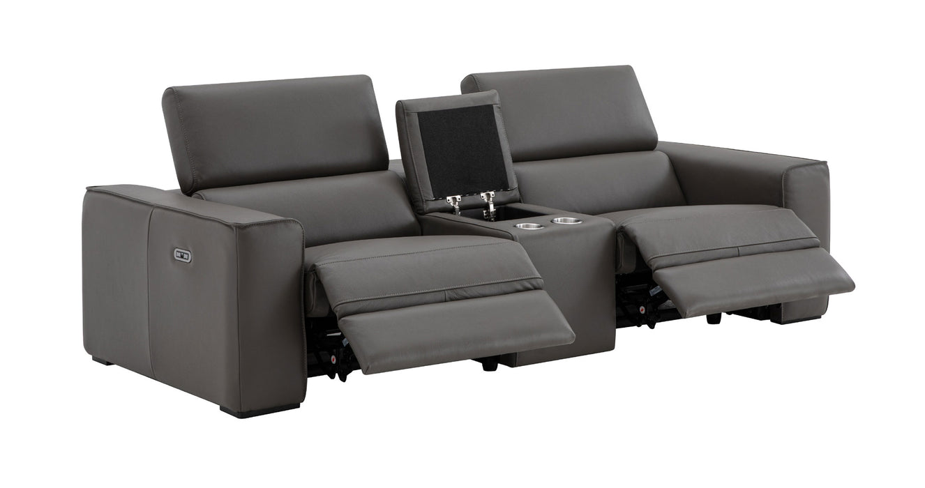 J&M Furniture - Picasso Sofa & Loveseat In Dark Grey - 19222-S-LC - GreatFurnitureDeal