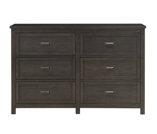 Homelegance - Hebron 6 Drawer Dresser in Dark Cherry - 1923-5 - GreatFurnitureDeal