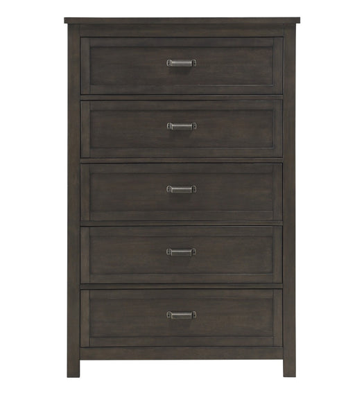 Homelegance - Hebron 5 Drawer Chest in Dark Cherry - 1923-9 - GreatFurnitureDeal