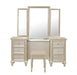 Homelegance - Celandine Vanity Dresser with Mirror with Stool in Silver - 1928-15-14 - GreatFurnitureDeal