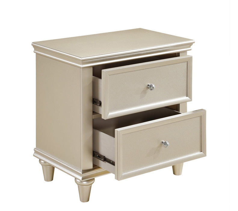 Homelegance - Celandine 3 Piece Queen Bedroom Set in Silver - 1928-1-3SET - GreatFurnitureDeal