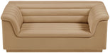 Meridian Furniture - Cascade 72" Camel Velvet Upholstered Loveseat - 192Camel-L - GreatFurnitureDeal
