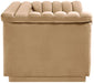 Meridian Furniture - Cascade 72" Camel Velvet Upholstered Loveseat - 192Camel-L - GreatFurnitureDeal