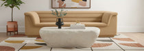 Meridian Furniture - Cascade 94" Camel Velvet Upholstered Sofa - 192Camel-S - GreatFurnitureDeal