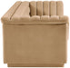 Meridian Furniture - Cascade 94" Camel Velvet Upholstered Sofa - 192Camel-S - GreatFurnitureDeal