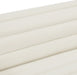 Meridian Furniture - Cascade 94" Cream Velvet Upholstered Sofa - 192Cream-S - GreatFurnitureDeal